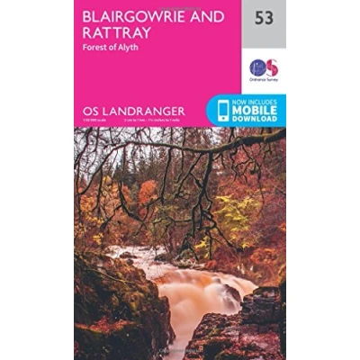 Abbildung von Blairgowrie &amp; Forest of Alyth (OS Landranger Map, Band 53)