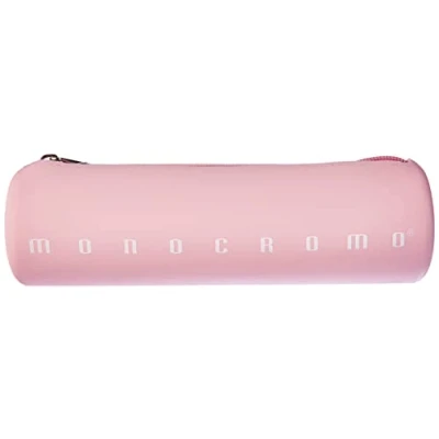 Abbildung von Pigna Monochrom Federmäppchen, Schaufeltasche, Silikon, Pastelrosa
