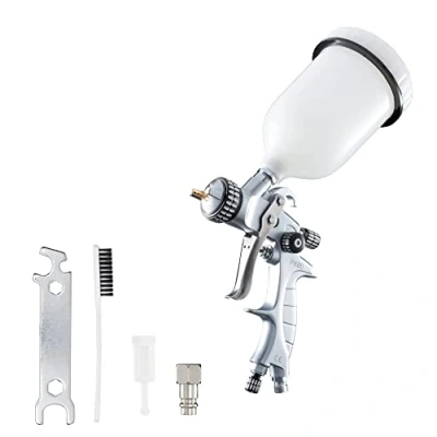 Abbildung von BENBOW Lackierpistole PK60 Lackierpistole, HVLP, Düse 1,4 mm, 600 ml Kunststoffbecher