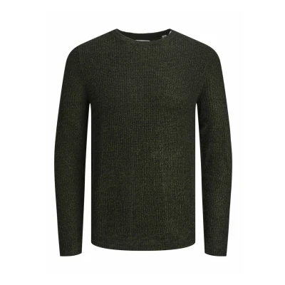Abbildung von Jack &amp; Jones MIT Rundhals Strickpullover, Herren, Größe: XS, Kombu green