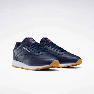 Abbildung von Reebok Classic Leather Unisex Sneaker low, Größe: 44, Blue