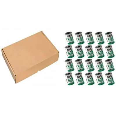 Abbildung von Box/Set mit 20 Lithium Batterien, LS14250 1/2AA, 3,6 V, Saft