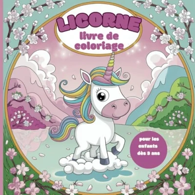 Abbildung von Licorne livre de coloriage pour les enfants dès 3 ans avec 50 motifs magiques