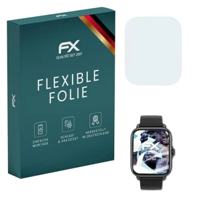 Abbildung von atFoliX Schutzfolie kompatibel mit Denver SWC 363 Folie, ultraklare und flexible FX Displayschutzfolie (3X)