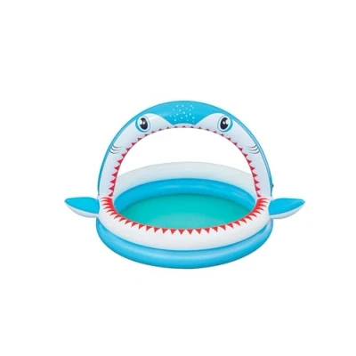 Abbildung von Bestway Schwimmbecken Aufblasbares Planschbecken für Kinder Hai 163 x 127 92 cm