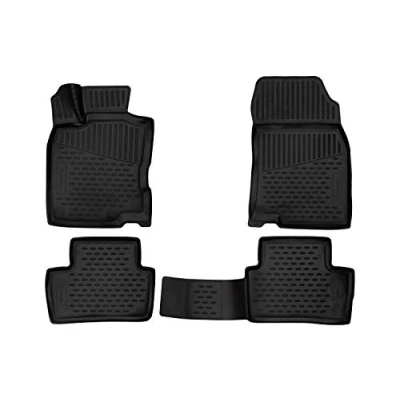 Abbildung von Element Passende Fußmatten Gummimatten für Renault Kadjar 2018 &gt; 4 TLG, schwarz, personalizzati