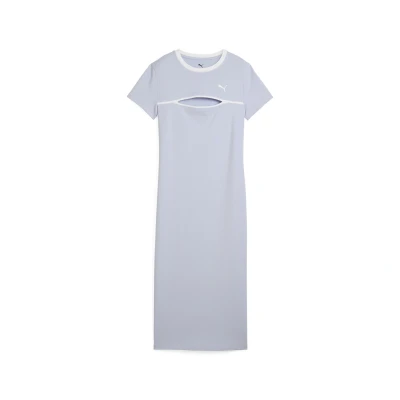 Abbildung von Puma Wardrobe ESS MIDI MIT Cutout Jerseykleid, Damen, Größe: XL, Cool weather