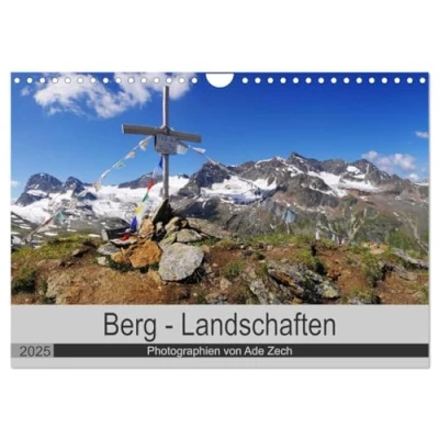 Abbildung von Berg Landschaften (Wandkalender 2025 DIN A4 quer), CALVENDO Monatskalender