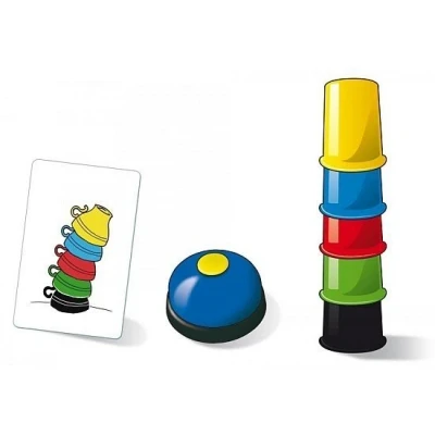 Abbildung von Spiel Speed Cups turbulentes Farb Stapelspiel ab 6 Jahren Amigo