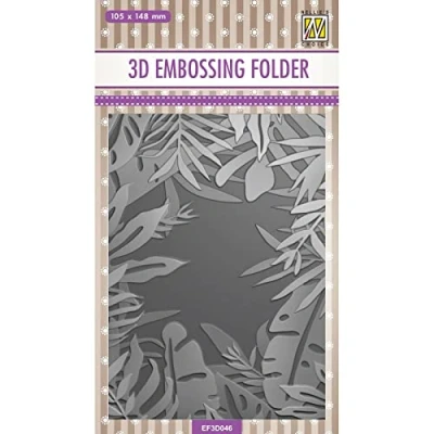 Abbildung von Frame of tropical leaves