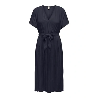 Abbildung von ONLY Plisseekleid Damen, Night Sky, L