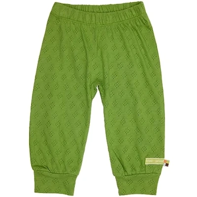 Abbildung von loud + proud Unisex Baby Jacquard Strick, GOTS Zertifiziert Hose, Grass, 68 EU
