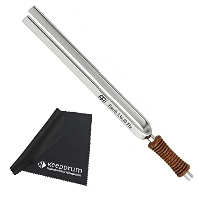 Abbildung von Meinl Sonic Energy TF E Planetary Tuning Fork Stimmgabel Earth Erde Herz Chakra + keepdrum Mikrofasertuch