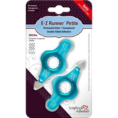Abbildung von Scrapbook Adhesives 01256 6 by 3L E Z Runner Punkte Nachfüllrolle, Klar, 8M x8mm