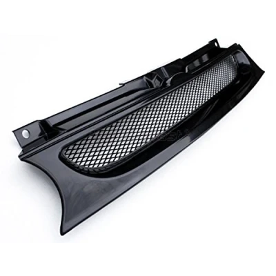 Abbildung von Waben Gitter Kühler Sport Front Rippen Grill ohne Emblem Schwarz Eintragungsfrei