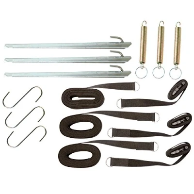 Abbildung von Bo Camp Leine 3er Set Sturm Band Markisen Spannband Vor, Nylon, Zelt Sicherung Wohnwagen Camping 5 m