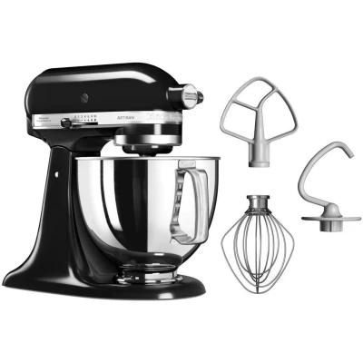 Abbildung von KitchenAid Artisan Küchenmaschine Mit Kippbarem Motorkopf 4,8 l 5ksm125 Onyx Black