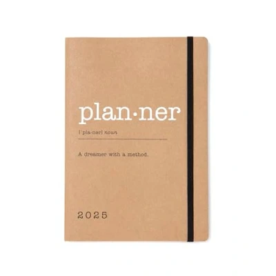 Abbildung von Letts of London Eco Writers Words Terminplaner 2025, A5, Wochenansicht, Kraftpapier