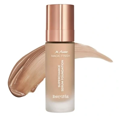 Abbildung von M. Asam MAGIC FINISH Supercharge Serum Foundation True Beige (30 ml) Feuchtigkeitsspendende flüssige &amp; straffendes Gesichtsserum in Einem, optimale Deckkraft Hyaluron, vegan