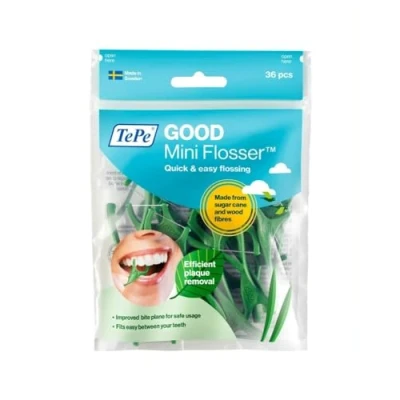 Abbildung von Tepe GOOD Mini Flosser, Zahnseiden Stick, 6er Pack (6x 36 Stück)