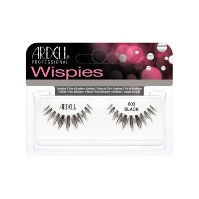 Abbildung von Ardell Natürliche falsche Wimpern Wispies Cluster 603 Farbe Schwarz inkl. Kleber 1 Paar