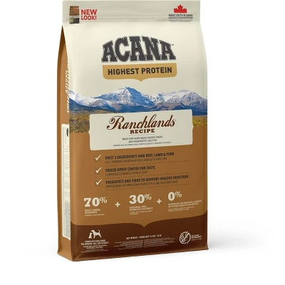 Abbildung von 11.4 kg Acana Highest Protein Ranchlands Hundefutter