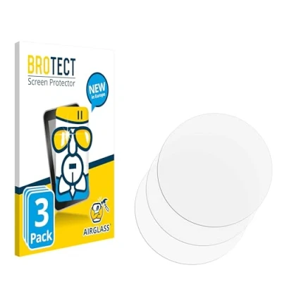 Abbildung von BROTECT Schutzglas für Xlyne X Watch Siona (3 Stück) Schutzfolie Panzer Folie Glas [Extrem Kratzfest 9H, Anti Fingerprint, Ultra Transparent]