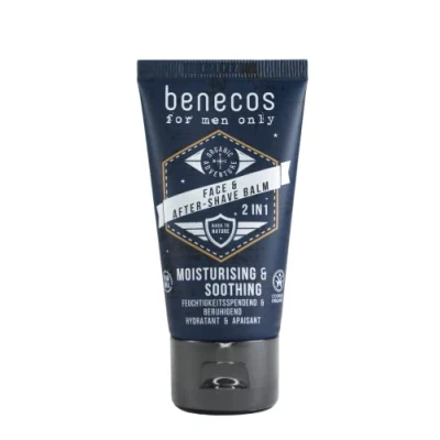 Abbildung von benecos for men only Face &amp; After Shave Balm 12 x 50 ml