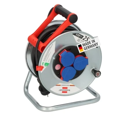 Abbildung von Brennenstuhl Kabeltrommel Garant S 4 3 fach 25m H05RR F 3G1,5 Kabelfar