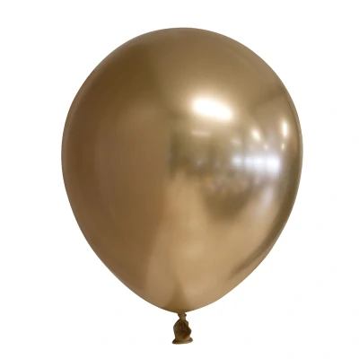 Abbildung von Chromgoldballons 30 cm 10 Stück