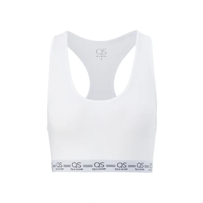 Abbildung von QS MIT Racerback Bustier, Damen, Größe: Medium, Weiß