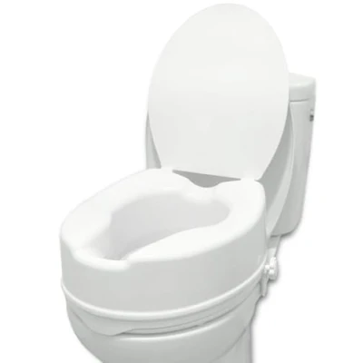 Abbildung von PEPE Mobility Toilettensitzerhöhung mit Deckel 15cm, Weiß