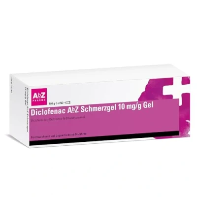 Abbildung von Diclofenac AbZ Schmerzgel 10mg/g 100 g
