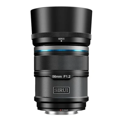 Abbildung von SIRUI Sniper 56 mm Autofokus Objektiv, F1.2 Weitwinkel APS C Kameraobjektiv (X Mount, schwarz)