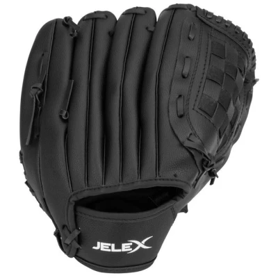 Abbildung von JELEX Safe Catch Baseball Handschuh Links für Rechtshänder (Schwarz)