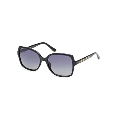 Abbildung von Guess Damen GU00100 01D Gläser SONNENBRILLEN Injiziert Schwarz Rauch Quadratisch Polarisiert Sfumato