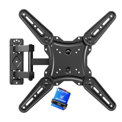 Abbildung von GRIFEMA GB1010 TV Wandhalterung für 66 165 cm (26 65 Zoll), neigbar, ausziehbar, max. VESA Halterung 400 x mm, bis zu 35 kg, universelle Wandhalterung, vielseitig, einfache