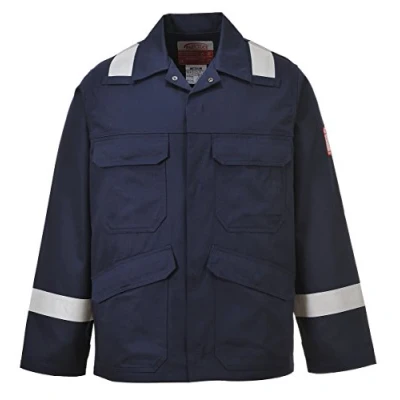 Abbildung von PORTWEST Bizflame Plus Jacket, colorNavy talla 4XL