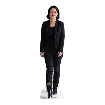 Abbildung von Star Cutouts SC4077 Annalena Baerbock Politikerin Lifesize Pappaufsteller mit gratis Mini