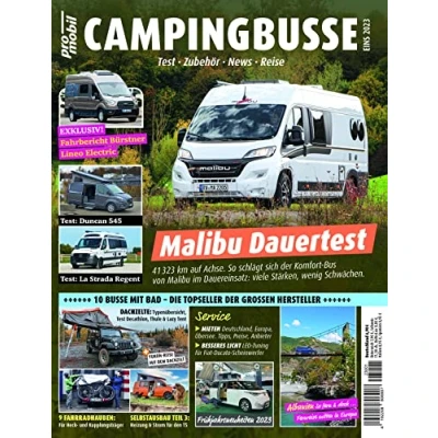 Abbildung von pro mobil Extra Campingbusse Malibu Dauertest: Das Vanlife Magazin Heft 01/2023