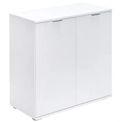 Abbildung von Casaria Kommode Alba DB111, mit 2 Türen 71x74x35 cm höhenverstellbarer Einlegeboden Holz