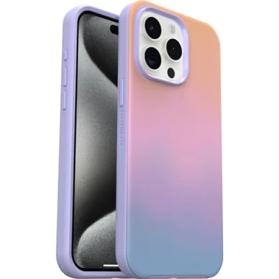 Abbildung von Apple iPhone 15 Pro Max Hülle MagSafe Kunststoff OtterBox Hard Case/Backcover Handyhülle Gelb Shockproof/Stoßfest
