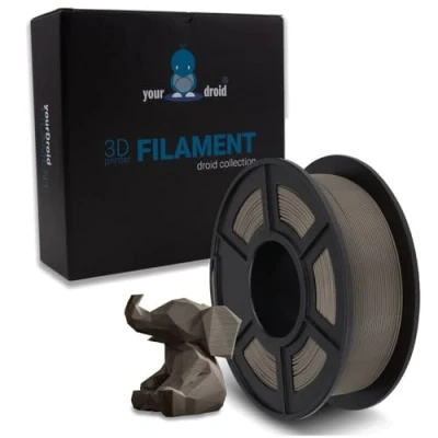 Abbildung von yourDroid PLA Filament Lehm Matt 1.75mm 1kg Spule 3D Drucker