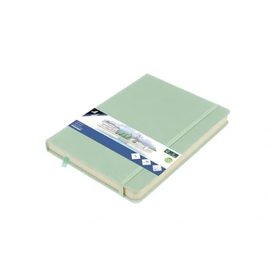 Abbildung von Kangaro Art Skizzenbuch A5 mint PU Hardcover 80 Blatt 140 Gramm cremefarbenes Papier