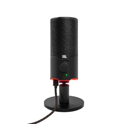 Abbildung von JBL Quantum Stream Mikrophon USB Mikrofon mit zweifachem Kondensator für Streaming, Aufnahmen und Spiele Schwarz