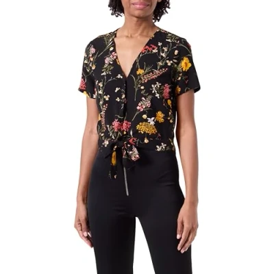 Abbildung von VMEASY JOY S/S TIE SHIRT WVN GA