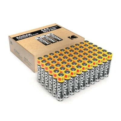 Abbildung von Kodak AAA Batterien Triple A Einweg Alkalibatterie, 1,5 V 60 Stück