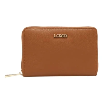 Abbildung von L.CREDI Filippa Geldbörse, Damen, Größe: One Size, Cognac
