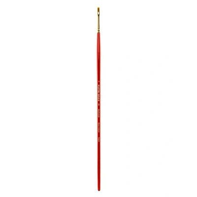 Abbildung von Winsor &amp; Newton 5185704 Sceptre Gold II Künstler Aquarellpinsel mit hoher Farbtragekapazitat exzellenter Sprungkraft, Serie 505 Flachpinsel, langer Stiel, Nr.4 3,6mm
