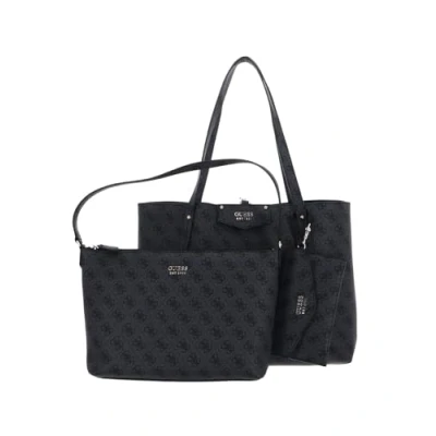 Abbildung von Guess Brenton Shopping Bag, Damen, Größe: One Size, Coal logo